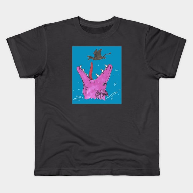 Jimmyzilla Kids T-Shirt by Mesozoic Masterpieces